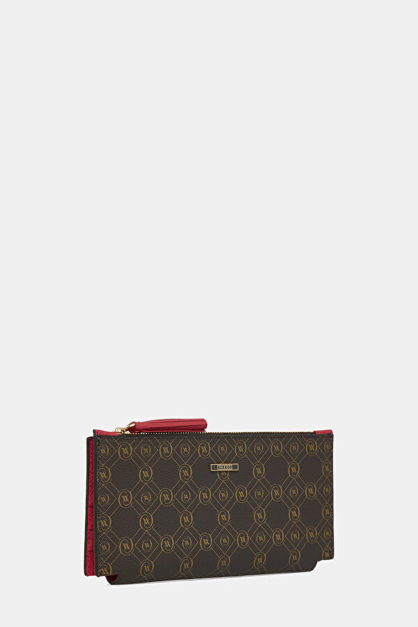RED MONOGRAM LEATHER WALLET 2