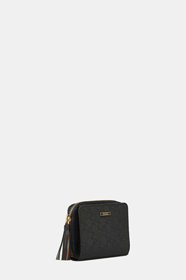 BLACK MONOGRAM WALLET 2