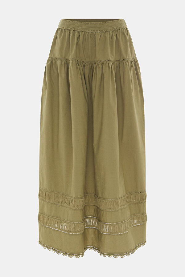 KHAKI SKIRT