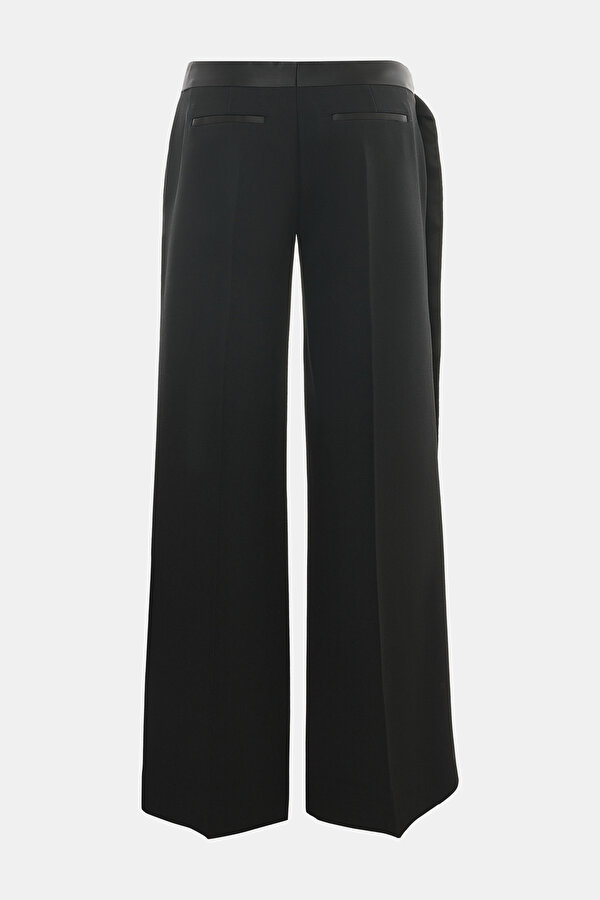 BLACK STRAIGHT CUT TROUSERS 2