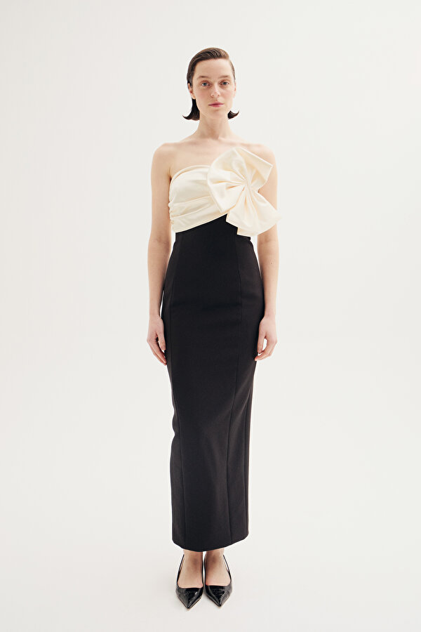 ECRU MIDI DRESS