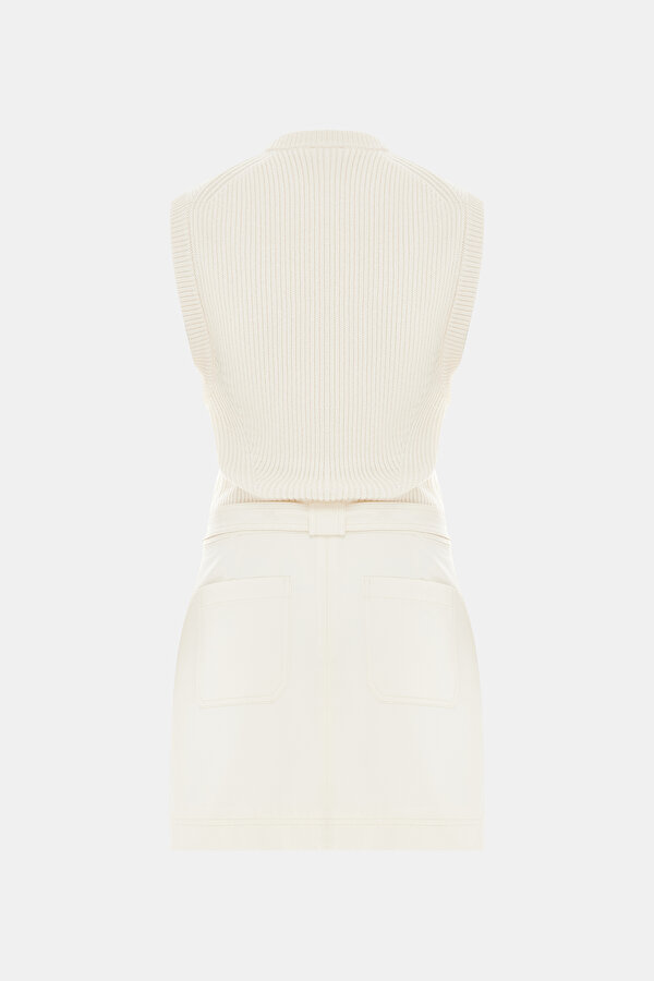 ECRU MINI DRESS 2