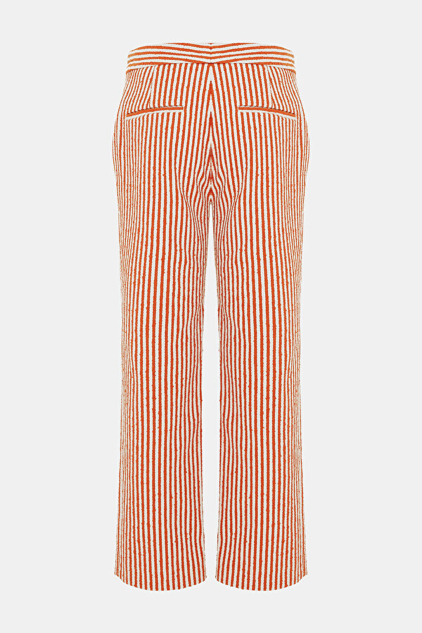WHITE STRAIGHT CUT TROUSERS 2