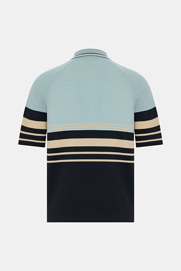 MAVİ POLO YAKA KISA KOLLU T-SHIRT 2