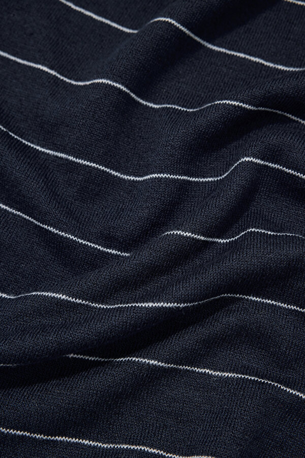 LACİVERT POLO YAKA KISA KOLLU T-SHIRT 7