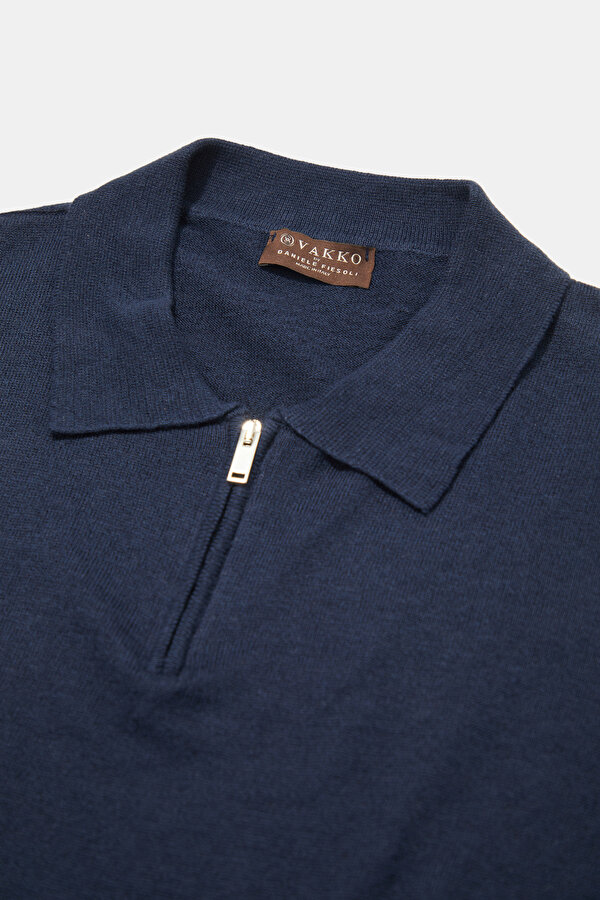 LACİVERT POLO YAKA KISA KOLLU T-SHIRT 6