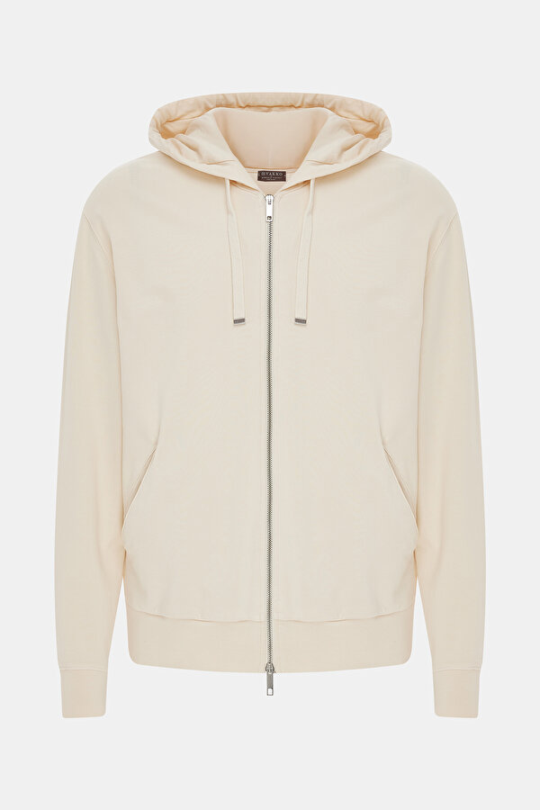 WHITE HOODIE SWEATSHIRT