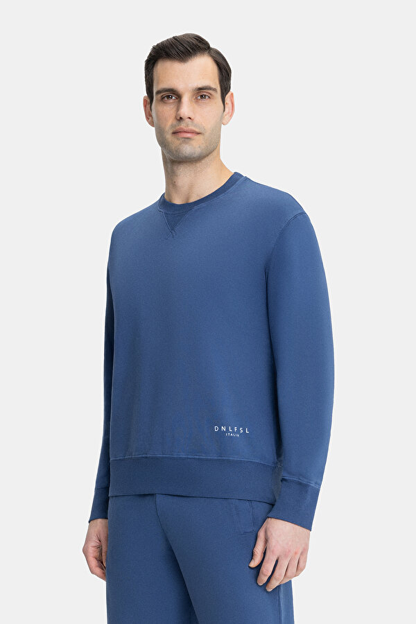 İNDİGO O YAKA SWEATSHIRT