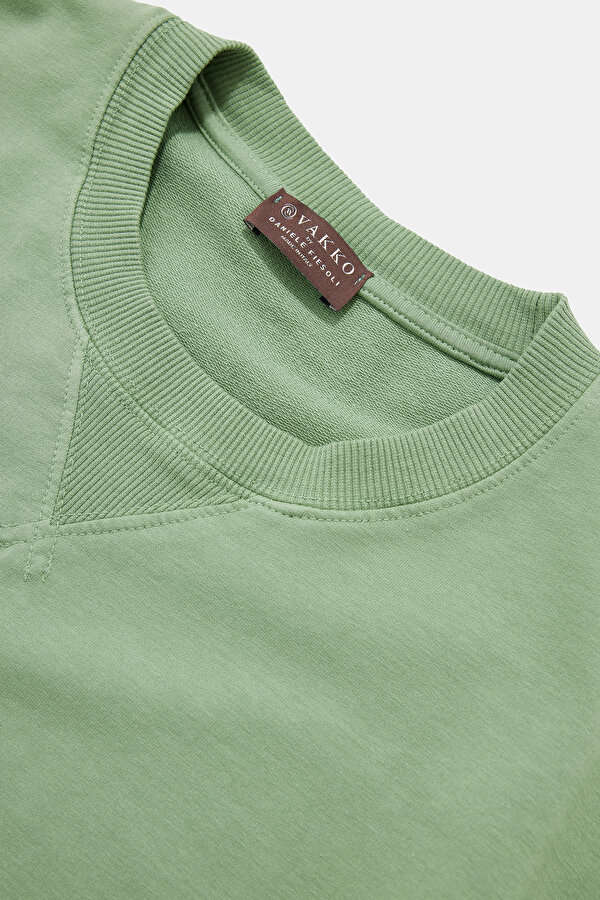 YEŞİL O YAKA SWEATSHIRT 6