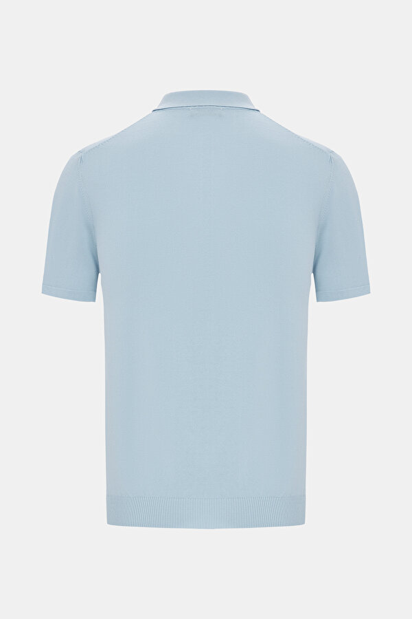 MAVİ POLO YAKA KISA KOLLU T-SHIRT 2