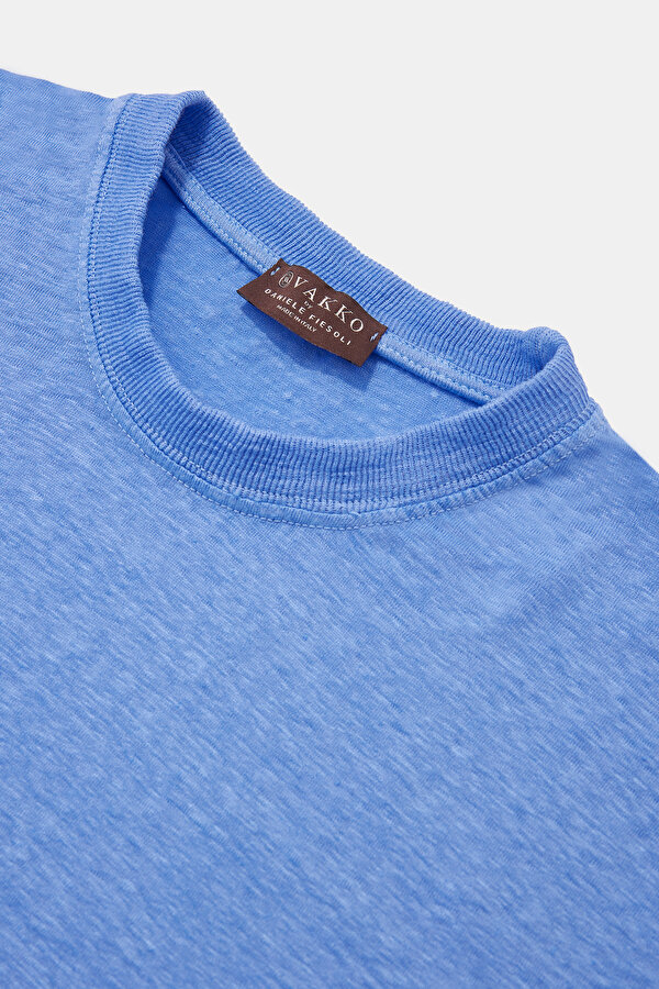 MAVİ O YAKA KISA KOLLU T-SHIRT 7