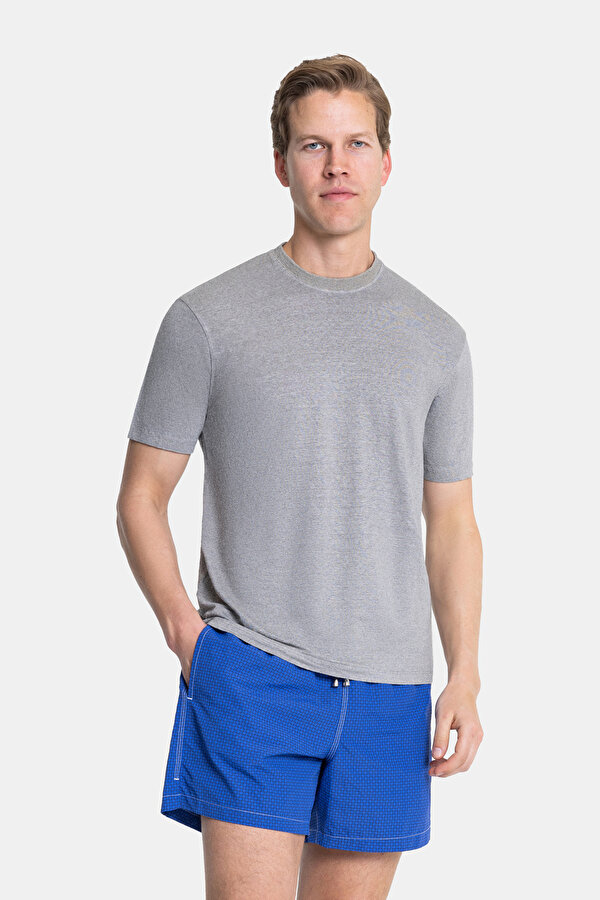 VİZON O YAKA KISA KOLLU T-SHIRT