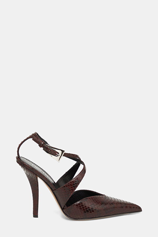 MAROON LEATHER SHOE