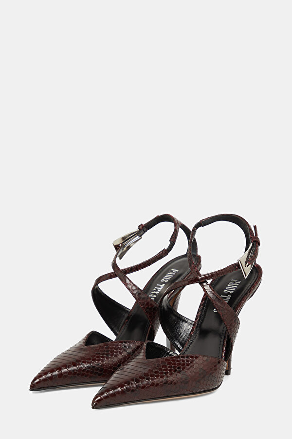 MAROON LEATHER SHOE 2