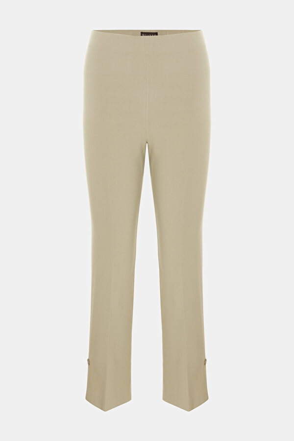 BEIGE SKINNY LEG TROUSERS