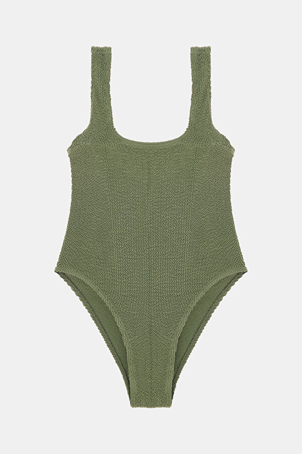 KHAKI SWIMSUIT