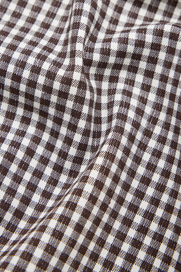 KOYU KAHVE BOL PAÇA PANTOLON 6