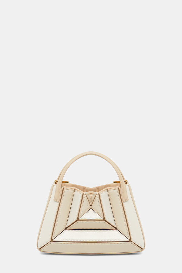 CREAM LEATHER BAG