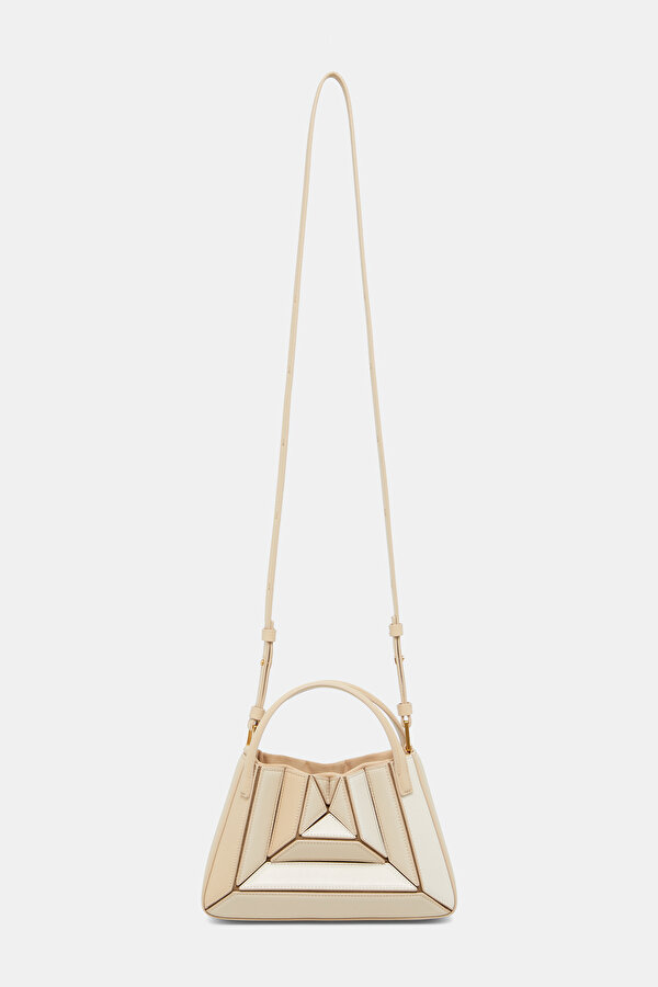CREAM LEATHER BAG 2