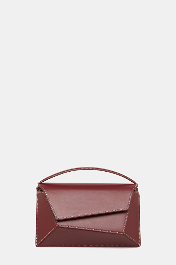 MAROON LEATHER BAG