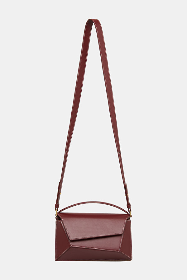 MAROON LEATHER BAG 2