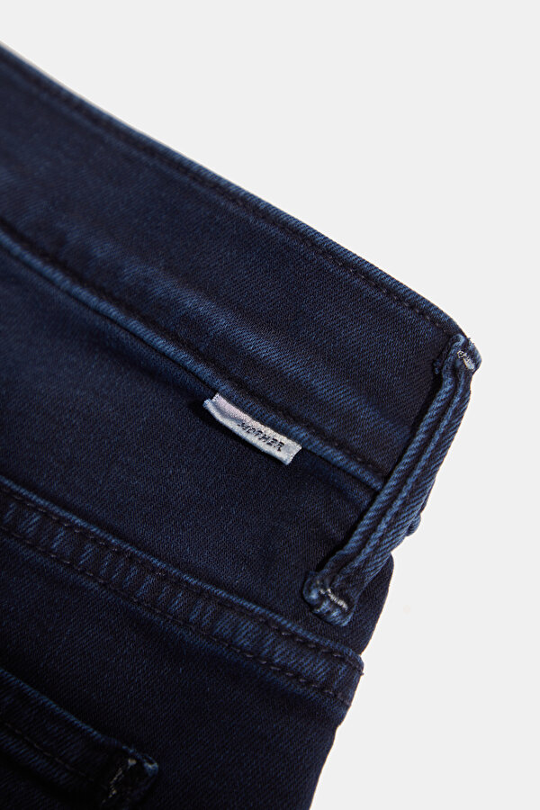 NAVY BLUE STRAIGHT CUT TROUSERS 12