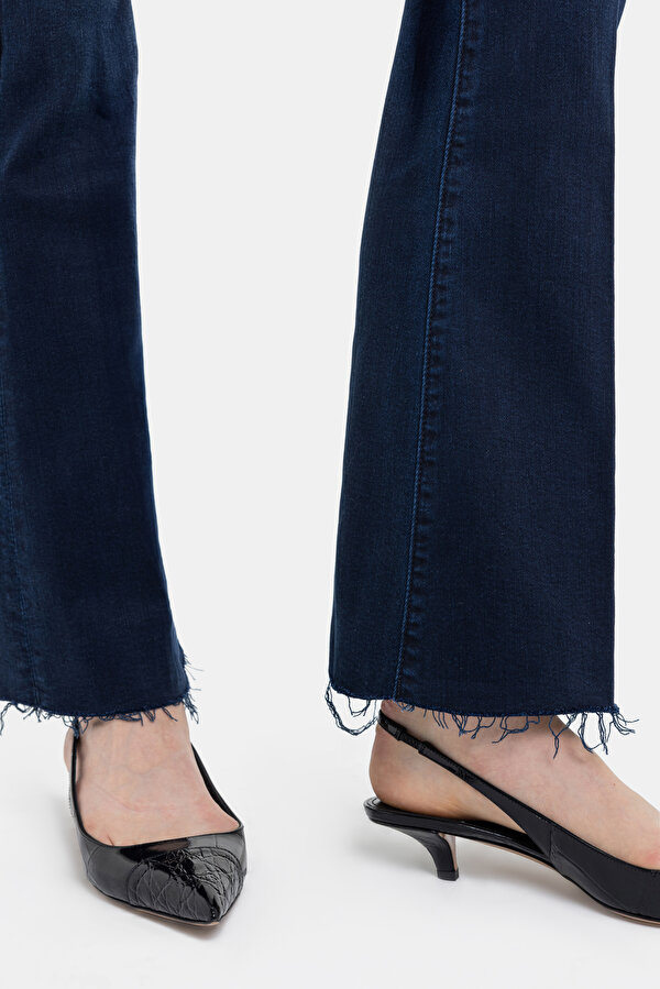NAVY BLUE STRAIGHT CUT TROUSERS 6