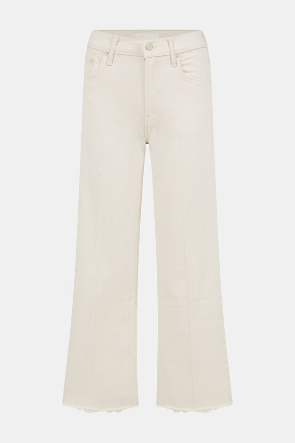 CREAM WIDE LEG TROUSERS