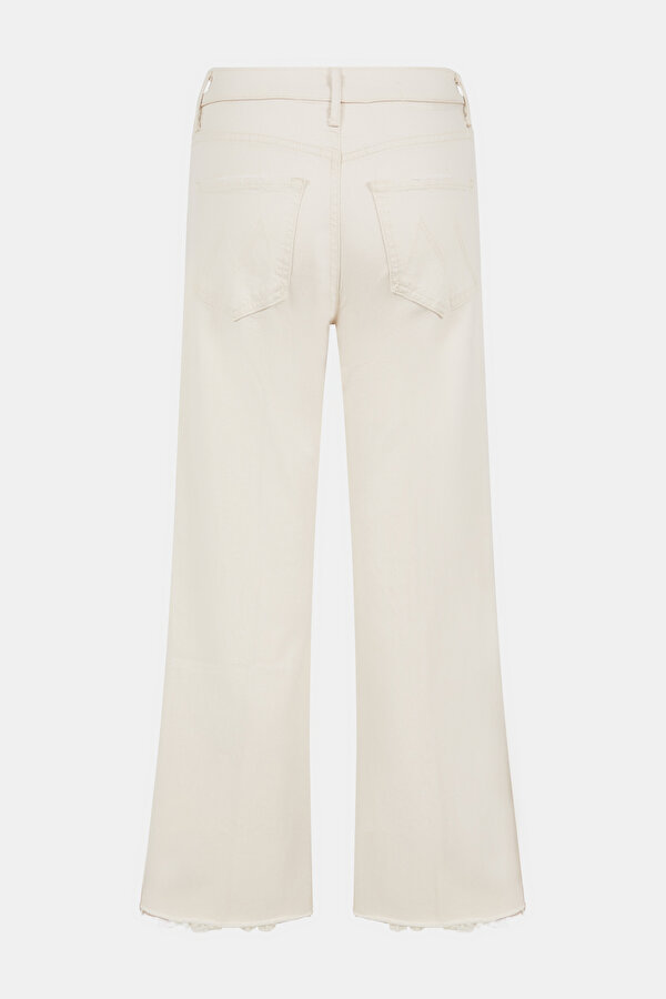 CREAM WIDE LEG TROUSERS 2