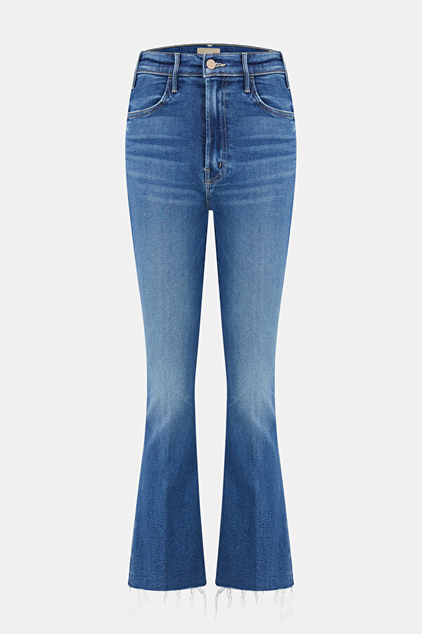 BLUE STRAIGHT CUT TROUSERS