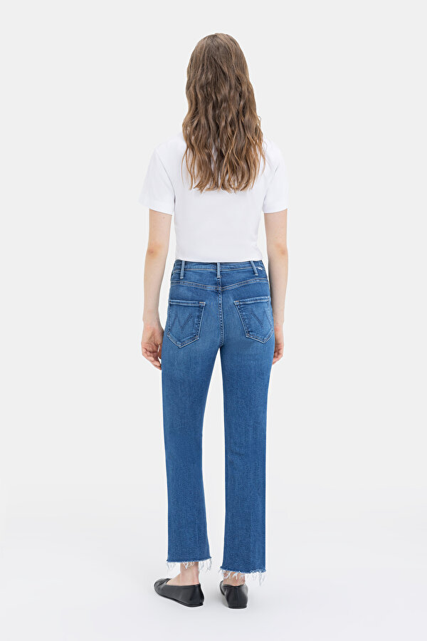 BLUE STRAIGHT CUT TROUSERS 7