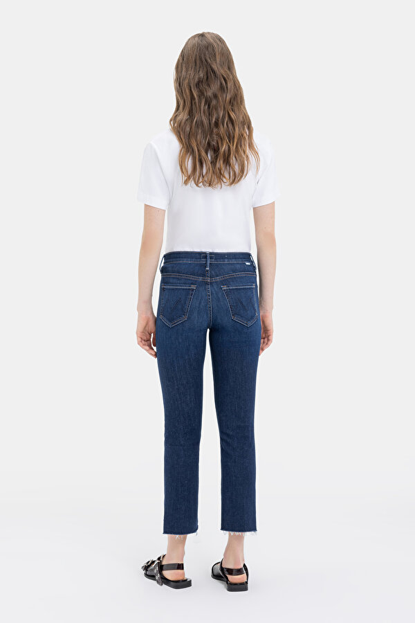 NAVY BLUE STRAIGHT CUT TROUSERS 7