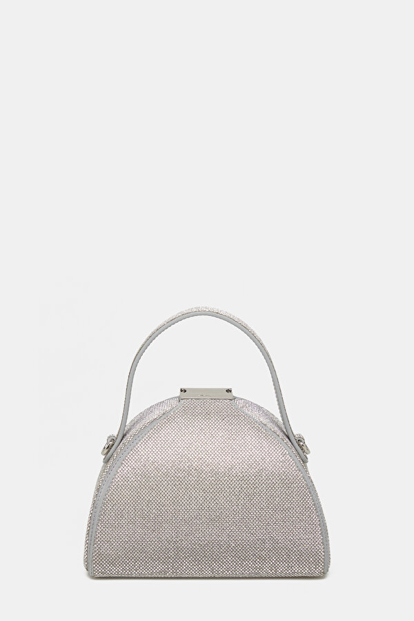 SİLVER LEATHER BAG