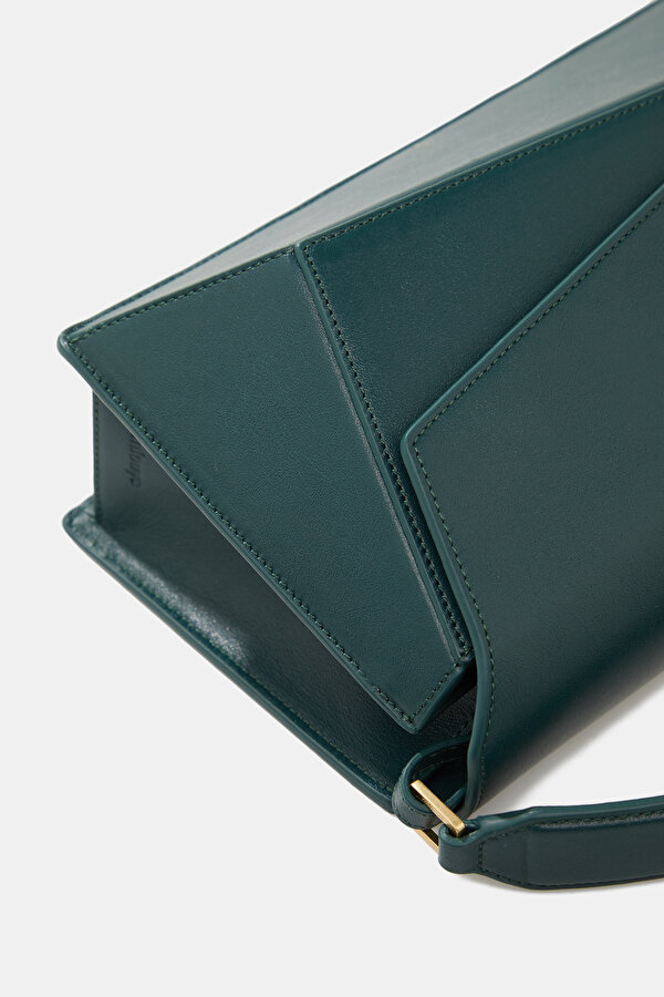 GREEN LEATHER BAG 6