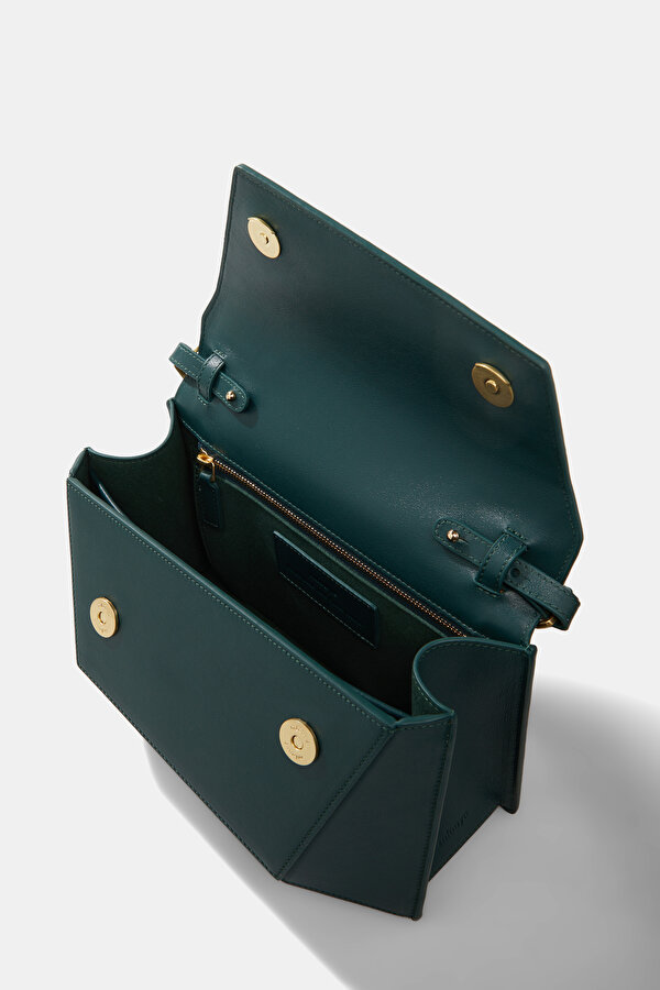 GREEN LEATHER BAG 7