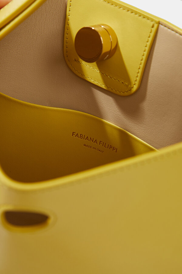YELLOW LEATHER BAG 7