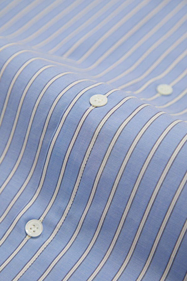 WHITE STRIPED PATTERNED SHIRT 7