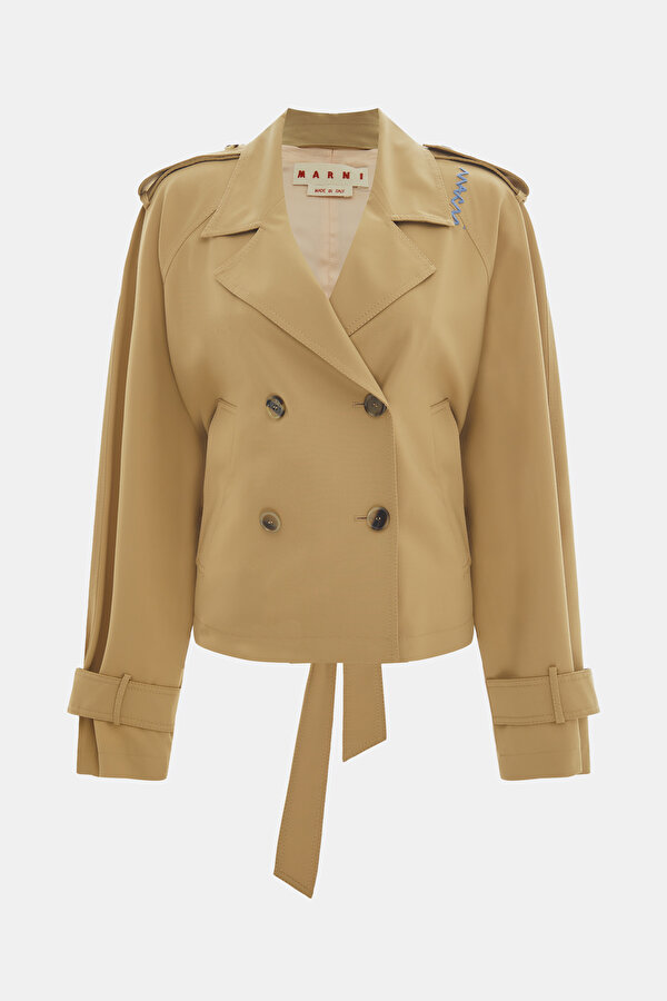 LIGHT BROWN TRENCH COAT