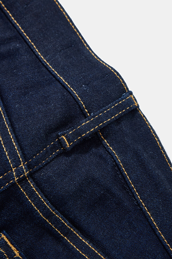 NAVY BLUE STRAIGHT CUT TROUSERS 11