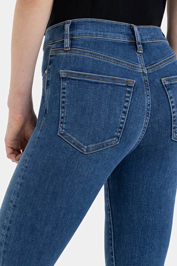 NAVY BLUE STRAIGHT CUT TROUSERS 6