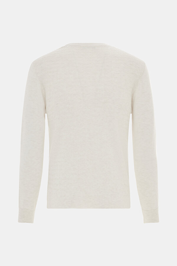 ECRU BASIC / ROUND NECKLINE TRICOT 2