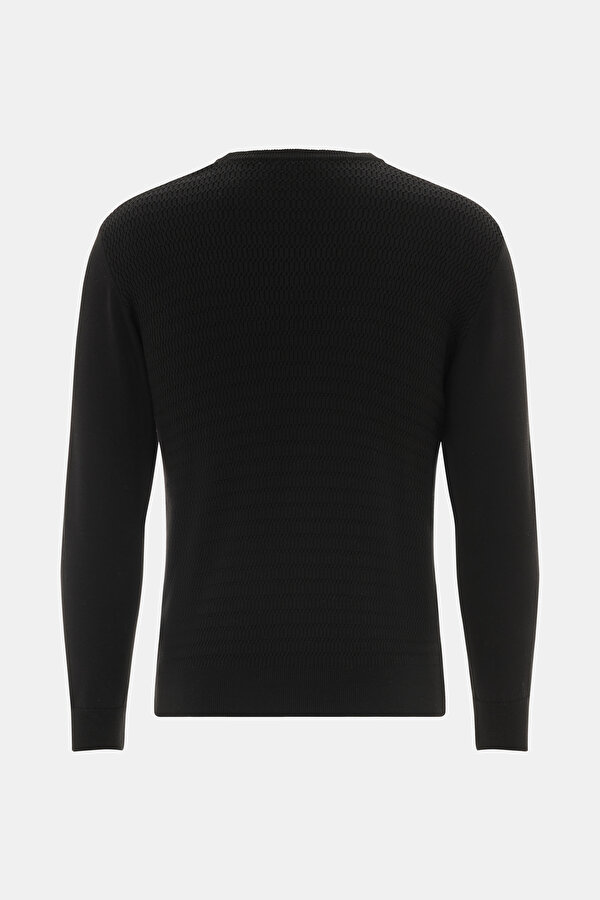 BLACK BASIC / ROUND NECKLINE TRICOT 2