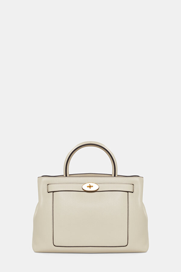 ECRU LEATHER BAG