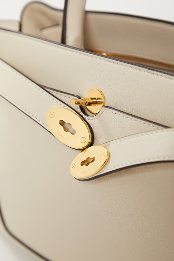 ECRU LEATHER BAG 6