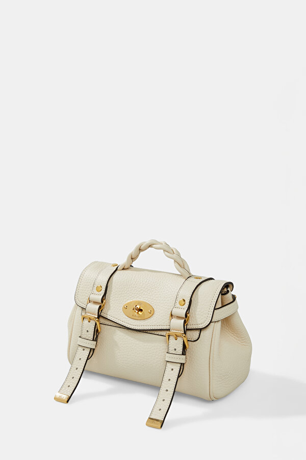 ECRU LEATHER BAG 7