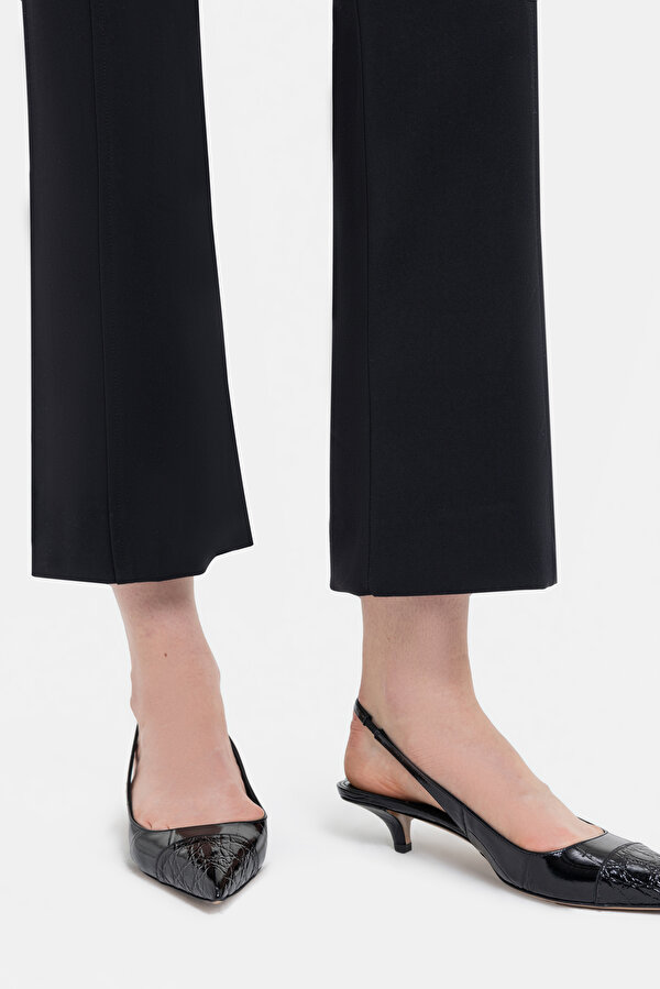 BLACK STRAIGHT CUT TROUSERS 7