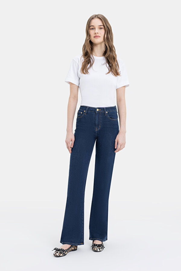 HIGH RISE FLARE JEAN PANTOLON 2