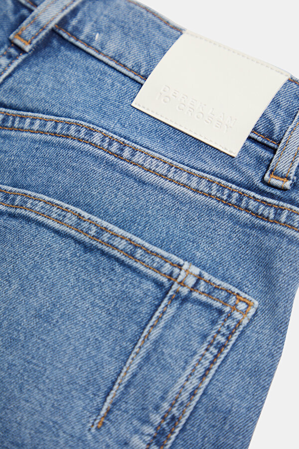 BLUE STRAIGHT CUT TROUSERS 6