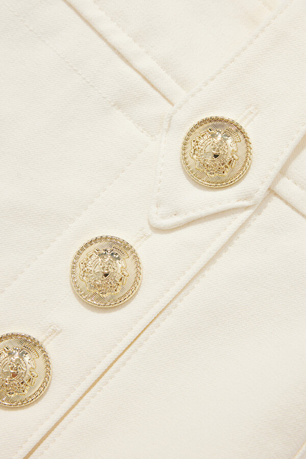 WHITE STRAIGHT CUT TROUSERS 11