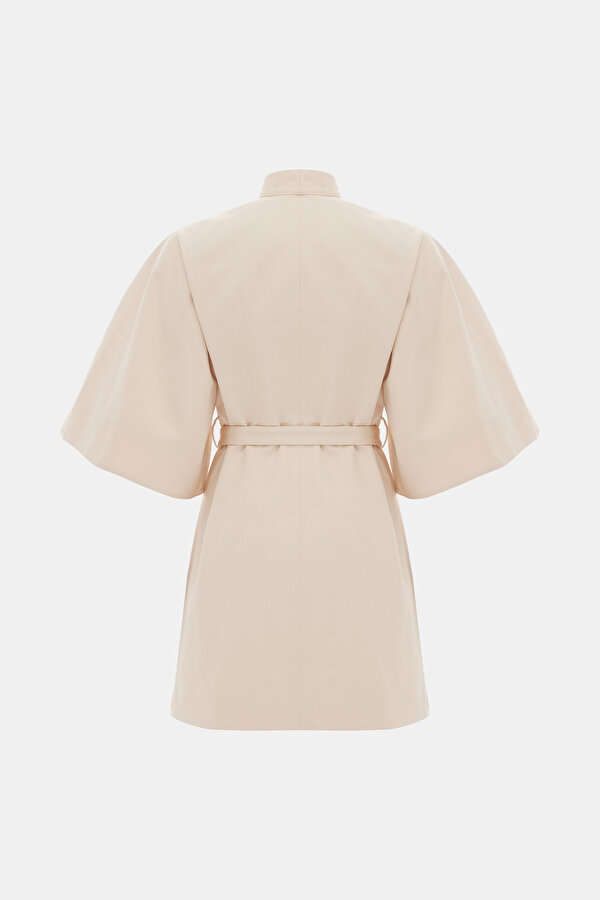 BEİGE MİNİ DRESS 2